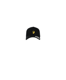 Merch 5 Panel Curved Snapback Cap Schwarz | #jubiläum