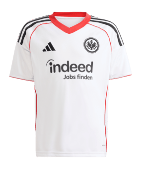 adidas Eintracht Frankfurt Trikot Away 2025/2026 Kids Weiß - weiss