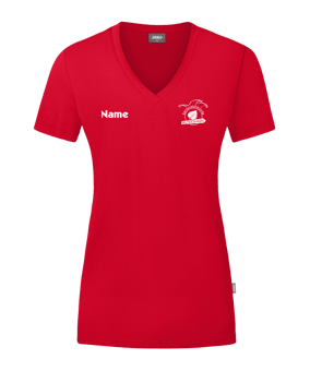 JAKO Organic T-Shirt Damen Rot F100