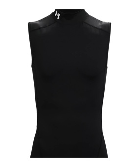 Under Armour Compression Mock Schwarz F001 - schwarz