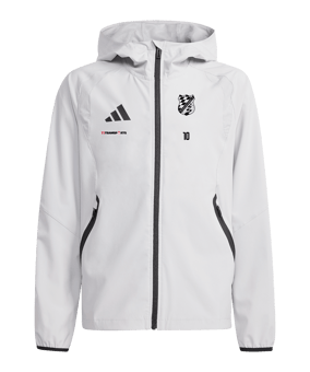 adidas Tiro Travel Windjacke Kids Grau