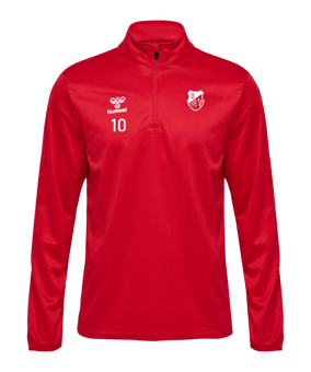 Hummel Essential Half-Zip Sweatshirt Kids Rot F3062