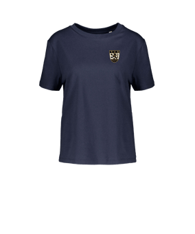 Merch Muser T-Shirt Women French Navy  | #logo4c