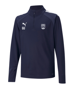 PUMA teamLIGA HalfZip Sweatshirt Kids Blau F06