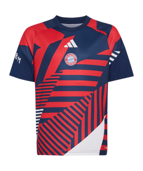 adidas FC Bayern München Pre Match Trikot 2026/2027 Kids Blau - blau