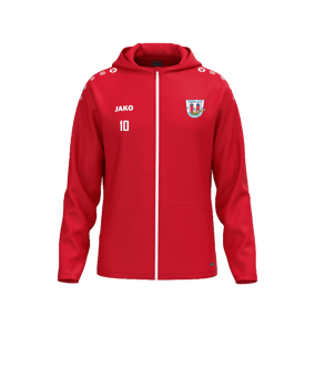 JAKO One Kapuzenjacke Rot F100