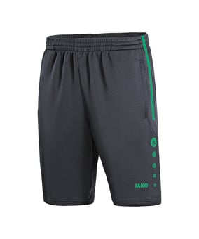 JAKO Active Trainingsshort Kids Grau Türkis F24 - grau