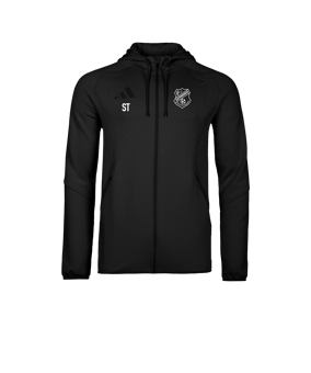 adidas Tiro Travel Hoody Schwarz
