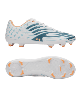 Under Armour Shadow Select 4 FG Boundless Blue Weiß F100 - weiss