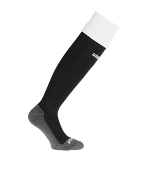 uhlsport Club Stutzenstrumpf Schwarz Weiss F01 - schwarz