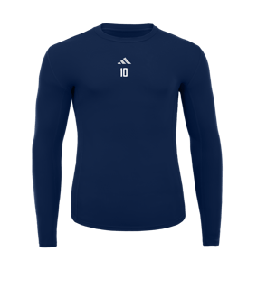 adidas Techfit Longsleeve Blau