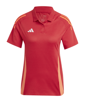 adidas Tiro 24 Competition Poloshirt Damen Rot - rot