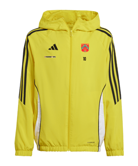 adidas Tiro 24 Windbreaker Kids Gelb Weiss