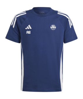 adidas Tiro 24 T-Shirt Kids Blau Weiss