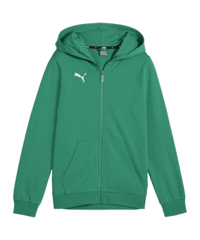 PUMA teamGOAL Casuals Kapuzenjacke Kids Grün F05 - gruen