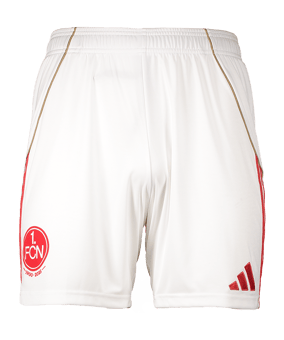 adidas 1.FC Nürnberg Short Away 2025/2026 Kids Weiss - weiss