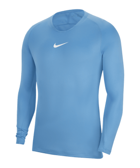 Nike Park First Layer Top langarm Hellblau F412 - blau