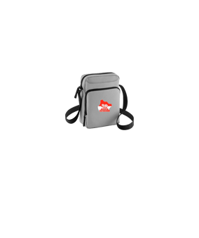 Merch Cross Body Bag Light Grey | #logo4c