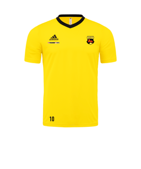 adidas Entrada 22 Trikot Gelb Schwarz