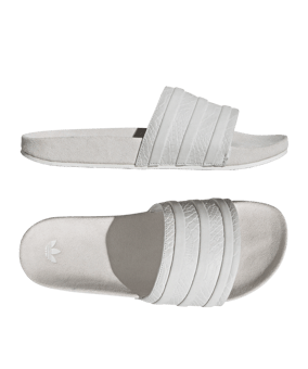 adidas Originals adilette Badelatsche Weiss - weiss