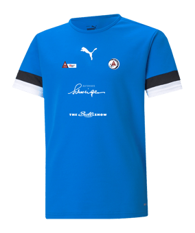 PUMA teamRISE Trikot Kids Blau F02