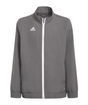 adidas Entrada 22 Präsentationsjacke Kids Grau - grau