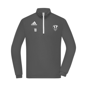 adidas Entrada 22 HalfZip Sweatshirt Grau