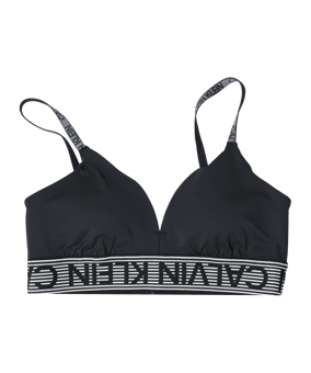 Calvin Klein Low Support Sport-BH Weiss F001 - schwarz