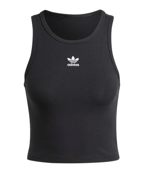 adidas Originals Essential Rib Tanktop Damen Schwarz - schwarz