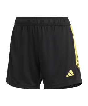 adidas Tiro 23 Club Short Damen Schwarz Gelb - schwarz