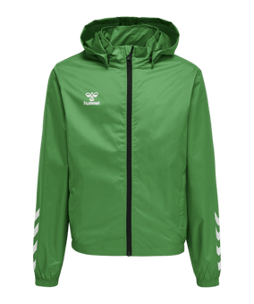 Hummel hmlCORE XK Spray Jacke Kids Grün F6235 - gruen