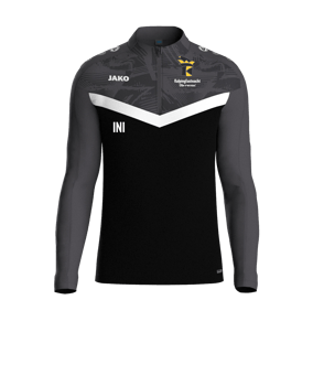 JAKO Iconic HalfZip Sweatshirt Kids Schwarz F801