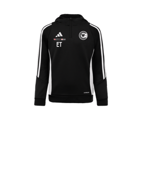 adidas Tiro 24 Hoody Kids Schwarz Weiss