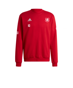 adidas Entrada 22 Sweatshirt Rot