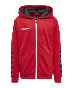 Hummel Authentic Poly Kapuzenjacke Kids F3062 - rot