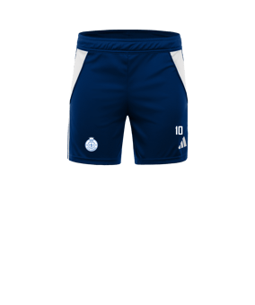 Short femme adidas Tiro 24 bleu blanc 