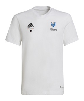 adidas Entrada 22 T-Shirt Kids Weiss