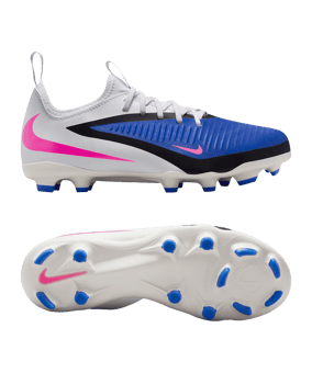 Nike Phantom 6 Low Academy MG Attack Kinderen Blauw K446 - blauw