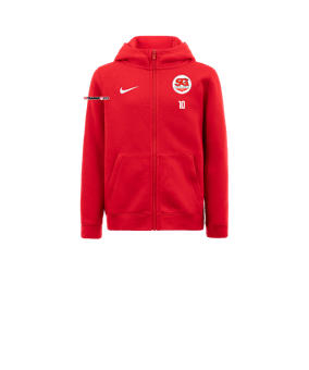 Nike Park 20 Fleece Kapuzenjacke Kids Rot F657