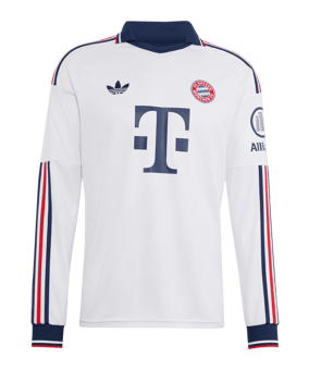 adidas FC Bayern Munich Maillot à manches longues Away 2026/2027 Blanc - blanc