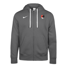 Veste capuche coton homme Nike grise