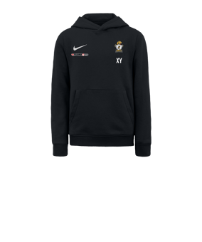 Nike Park 20 Fleece Hoody Kids Schwarz Weiss F010