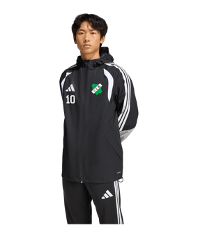adidas Tiro 26 Regenjacke Schwarz