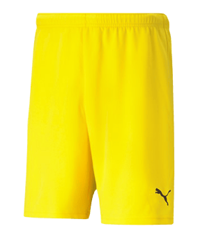 PUMA teamRISE Short Gelb Weiss F07 - gelb
