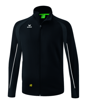 Erima Liga Star Trainingsjacke Kids Schwarz Weiss