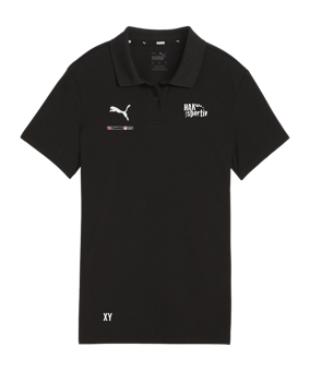 PUMA teamGOAL Casuals Poloshirt Damen Schwarz F03