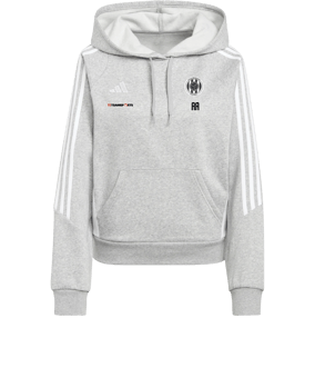 adidas Tiro 24 Hoody Damen Grau Weiss
