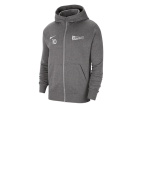 Nike Park 20 Fleece Kapuzenjacke Kids Grau F071