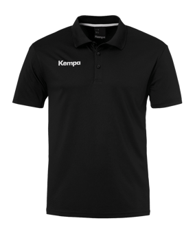Kempa Poly Poloshirt Schwarz F06 - schwarz