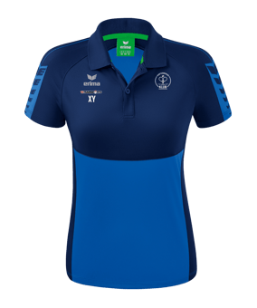 Erima Six Wings Poloshirt Damen Blau